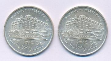 1993. 200Ft Ag "MNB" (2x) T:AU,XF patina
Adamo F13