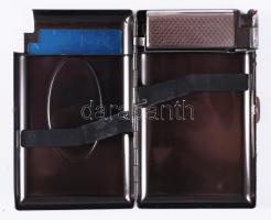 Wild Wolf mintával cigarettatartó öngyújtóval szett, 12x7 cm