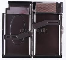 Harley Davidson mintával cigarettatartó öngyújtóval szett, 11x6 cm