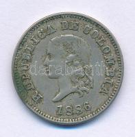 Kolumbia 1886. 5c Cu-Ni T:VF patina Colombia 1886. 5 Centavos Cu-Ni C:VF patina Krause KM#183
