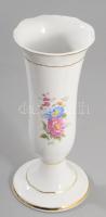 Hollóházi Hajnalka mintás váza, jelzett, hibátlan, m: 21,5 cm