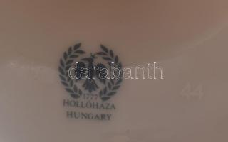 Hollóházi Hajnalka mintás váza, jelzett, hibátlan, m: 21,5 cm