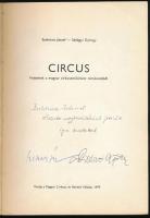 Szekeres József-Szilágyi György: Circus. Boldizsár Ivánnak DEDIKÁLT! 1979, Magyar Cirkusz és Varieté...