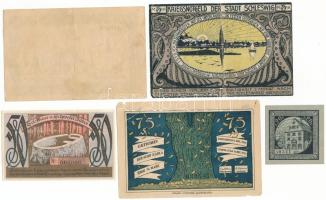 Német Birodalom / Weimari Köztársaság 1918-1923. 5xklf papír szükségpénz-tétel T:AU-F
German Empire...