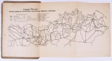 ca 1939 A Magyar Felvidék városai. gyógy- és fürdőhelyei, nyaralásra alkalmas községei. 45x22 cm