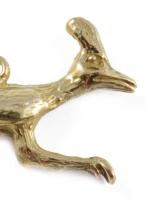 Gyalogkakukk arany (Au) medál, 18k, jelzés nélkül, nettó 2,95g