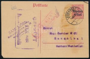 Német posta Romániában 1918