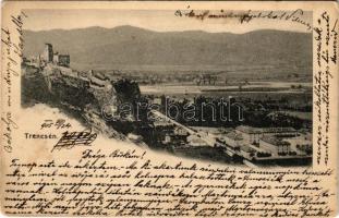1905 Trencsén, Trencín; vár, laktanya / Trenciansky hrad / castle, K.u.K. military barracks (EK)