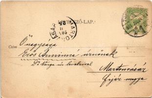 1905 Trencsén, Trencín; vár, laktanya / Trenciansky hrad / castle, K.u.K. military barracks (EK)