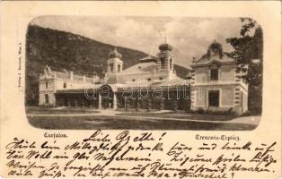 1898 Trencsénteplic, Trencianske Teplice; Gyógyterem. J. Deutsch kiadása / Cursalon / spa hall (EK)