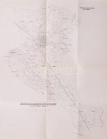 ca 1920 Jászberény, Jászdózsa 4 db térkép 37x48 cm