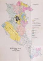 ca 1920 Jászberény, Jászdózsa 4 db térkép 37x48 cm