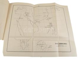 ca 1910 Gerdenich Mórc: Orbis Dominicanus. A Domonkos rend a világban. 3 db térképlap . 37x31 cm Haj...