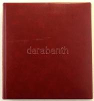 Kis alakú, gyűrűs berakóalbum 4db kettes elosztású és 1db egyes elosztású műanyag berakólappal , használt, de jó állapotú