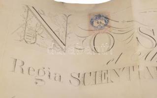 1892 Ludig Gyula jogi diplomája. báró Eötvös Loránd (1848-1919) fizikus, feltaláló, rektor autográf ...