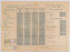 1946 Románia Temesvári egyetem irodalom szakos diploma, fényképes, még a király képével 44x33 cm

...