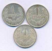 1937-1939. 1P Ag (3xklf) T:AU-XF patina
Adamo P6