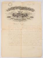 1840 Ungár Mihály udvari fogalmazói kinevezése Skultéty Ferenc kamarai tanácsos és Strebeczky Mihály...