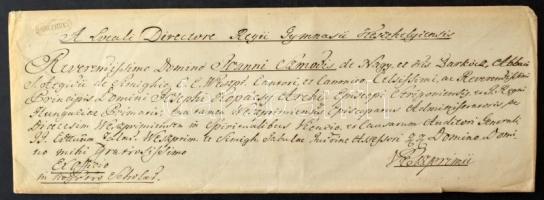 1842 Ex offo óriási boríték "KESZTHELY" - Veszprém