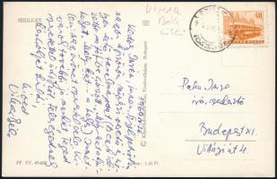 1969 Vihar Béla (1908-1978) költő saját kézzel írt képeslapja