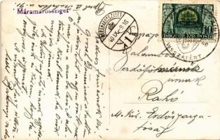 1940 Máramarossziget, Sighetu Marmatiei; Fő tér, Europa szálloda, Brenner és Weisz üzlete / main squ...