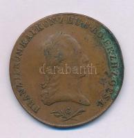 Ausztria 1800C 6kr Cu "II. Ferenc" T:VF,F patina, hajlott lemez
Ausztria 1800C 6 Kreuzer ...