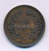 Portugália 1892. 20R bronz "I. Károly" T:VF
Portugal 1892. 20 Reis bronze "Carlos I&...