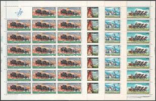 1968 Hortobágy teljes ívsor bal felső szelvénnyel (30.000)