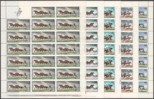 1968 Hortobágy teljes ívsor bal felső szelvénnyel (30.000)