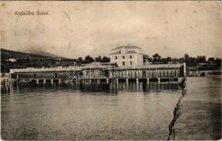 1913 Szelce, Selce-Vinodol; Tunera, Kupaliste. Jos. Kolarik, Anna Loncaric / fürdő, strand / beach, ...