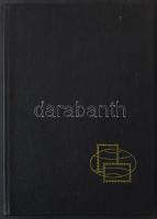 12 fekete lapos A4-es berakó, fekete borítóval