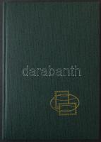 8 fekete lapos A4-es berakó, zöld borítóval, újszerű állapotban