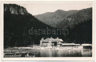 1940 Tusnád-fürdő, Baile Tusnad; strand / beach. photo (EK)