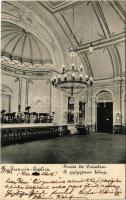 1902 Trencsénteplic, Trencianske Teplice; A gyógyterem belseje, étterem. Szold Henrik kiadása / Innere des Cursalons / spa hall, interior, restaurant (fl)