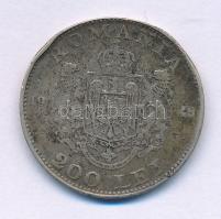 Románia 1942. 200L Ag "I. Mihály" T:VF patina, ph. Romania 1942. 200 Lei Ag "Mihai I" C:VF patina, edge error Krause KM#63