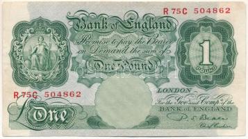 Nagy-Britannia 1949-1955. 1P "P.S. Beale" T:F beszakadások United Kingdom 1949-1955. 1 Pound "P.S. Beale" C:F tears Krause P#369b