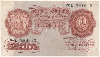Nagy-Britannia 1948-1949. 10Sh "K.O. Peppiatt" T:F United Kingdom 1948-1949. 10 Shillings "K.O. Peppiatt" C:F Krause P#368a