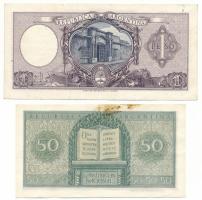 Argentína 1951-1952. 50c "B" + 1956. 1P "C" T:VF,F egyiken folt
Argentina 1951-...