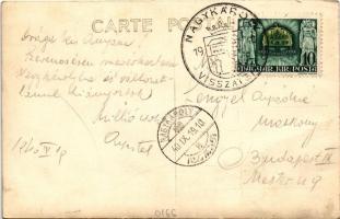 1940 Nagykároly, Carei; Római katolikus templom / Roman Catholic church. photo + "1940 Nagykáro...