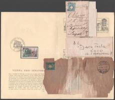 Küldemény, kivágás, emléklap