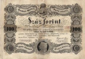 1848-49. "Kossuth bankók" 15kr (5x), 30kr (2x), 30kr "*" (3x), 1Ft (1x), 2Ft (3x), 2Ft "Kincstári utalvány" fekete (1x), 5Ft (1x), 10Ft (1x), 100Ft (1x) összesen 18db, benne szín + méretvariánsok, elcsúszások T:restaurált ,ill. tisztított