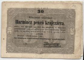 1848-49. "Kossuth bankók" 15kr (5x), 30kr (2x), 30kr "*" (3x), 1Ft (1x), 2Ft (3x...