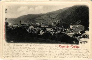 1900 Trencsénteplic, Trencianske Teplice; látkép. Gansel Lipót kiadása / general view (EK)
