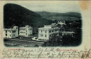 1899 Trencsénteplic, Trencianske Teplice; Villa-Seldern / villák. Gansel Lipót kiadása / villas (fl)