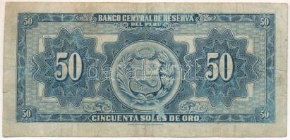 Peru 1956. 50S "H17" T:F
Peru 1956. 50 Soles de Oro "H17" C:F
Krause P#78a