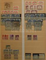 Magyar összeállítás, benne Hírlapbélyegek, Portók, Turul bélyegek modernebb kiadások is, másodpéldán...