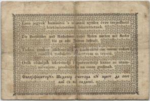 1849 2Ft "Kincstári utalvány" erősen lefelé csúszott nyomás! T:II R!