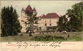 1902 Máriasócszentgyörgy, Marusevec (Varasd, Warasdin, Varazdin); Schloss Marusevec / kastély / castle (fl)