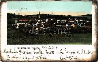 1903 Varasdfürdő, Warasdin-Töplitz, Varazdinske Toplice; látkép, fürdő / general view, spa (EB)