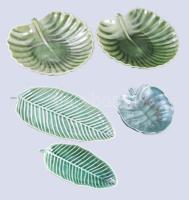 5 darab salátalevél alakú kínáló, hibátlan, h: 15-30 cm